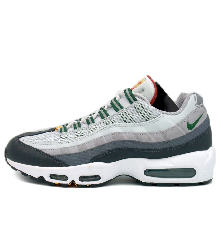 ナイキ NIKE ■ 【 AIR MAX 95 Pure Platinum University Gold Cinnabar Gorge green 】 エア マックス 95 スニーカー f21765_画像1