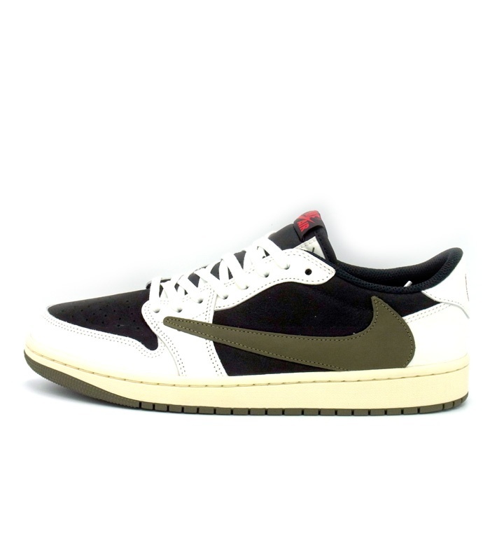 ナイキ NIKE × トラヴィス スコット Travis Scott ■ 【 WMNS AIR JORDAN 1 LOW OG Medium Olive 】 エア ジョーダン 1 スニーカー f21909_画像1