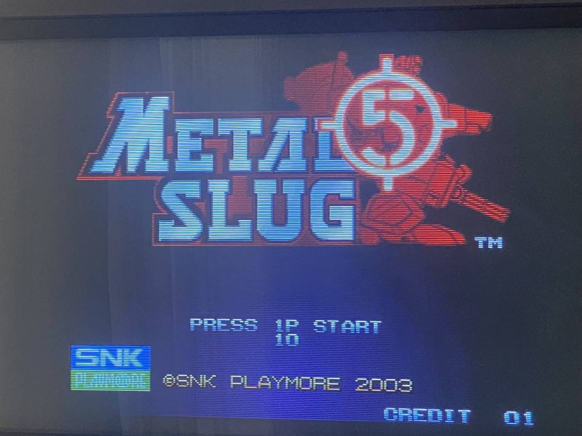 MVS cassette Metal Slug 5 Metal Slug 5