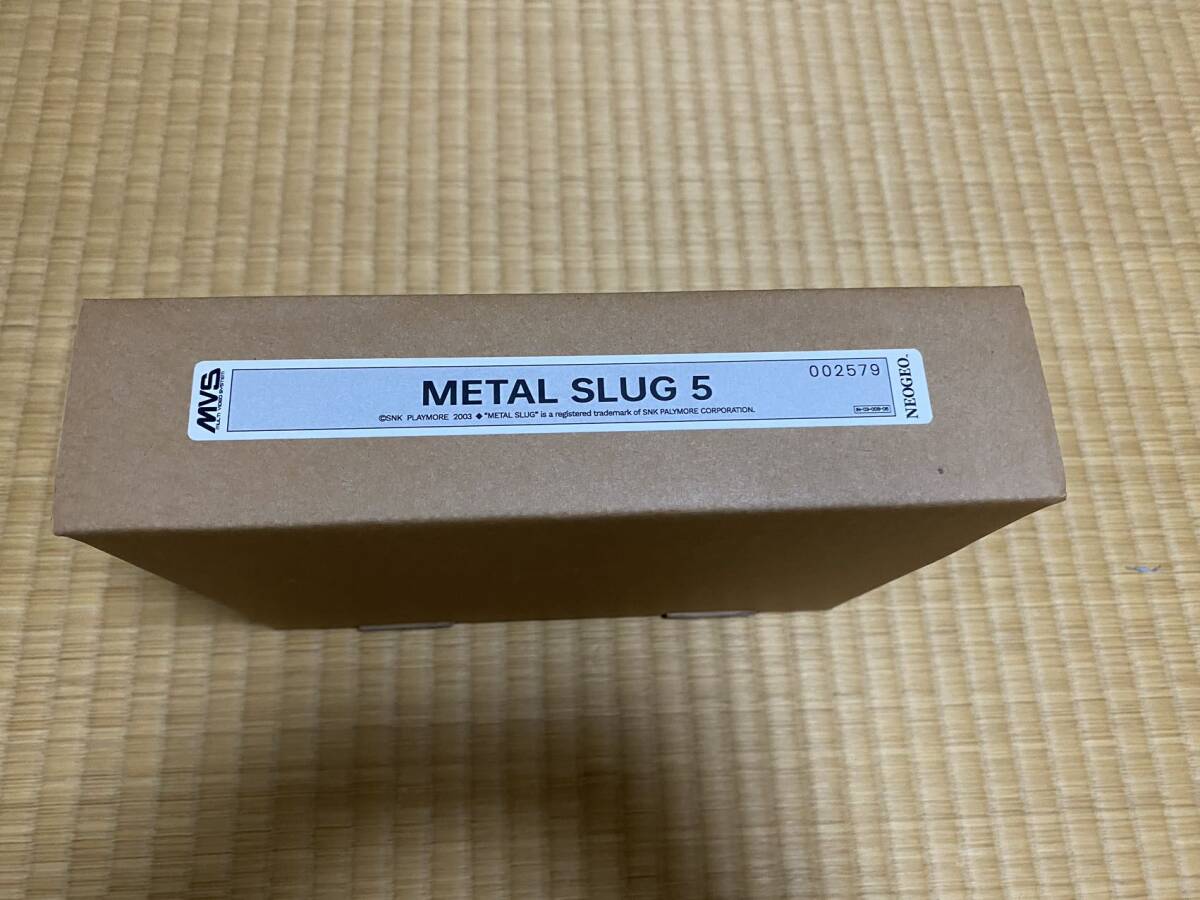 MVS cassette Metal Slug 5 Metal Slug 5