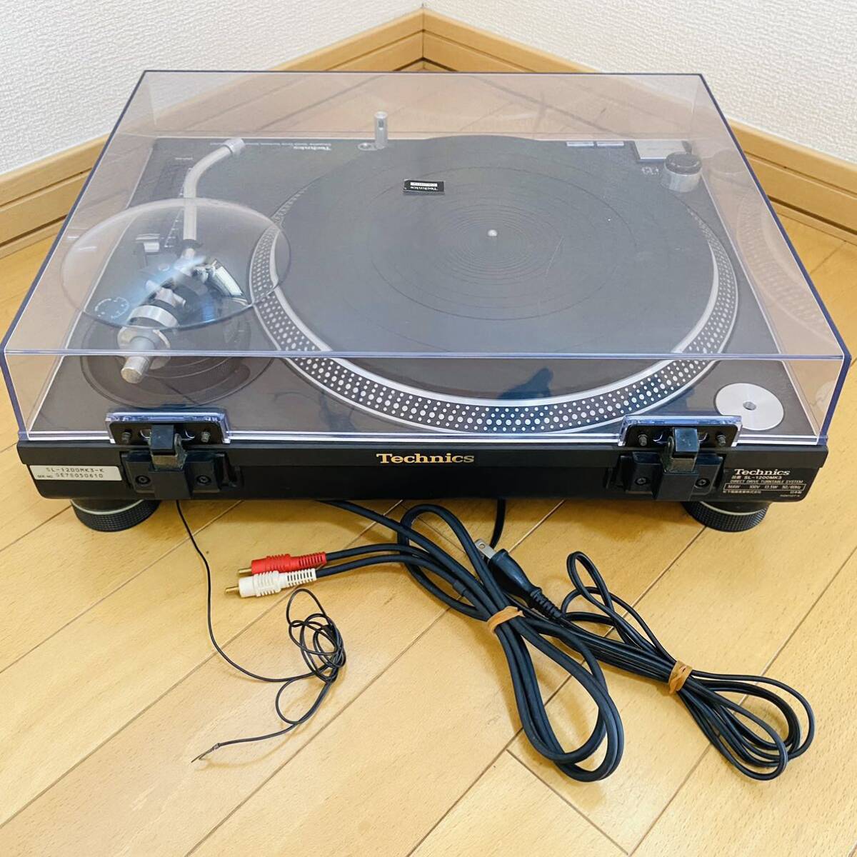 Technics テクニクス SL-1200MK3 ターンテーブル レコードプレーヤー 中古 動作確認済み 現状品 ジャンク オーディオ機器 当時物 レア 希少の画像8