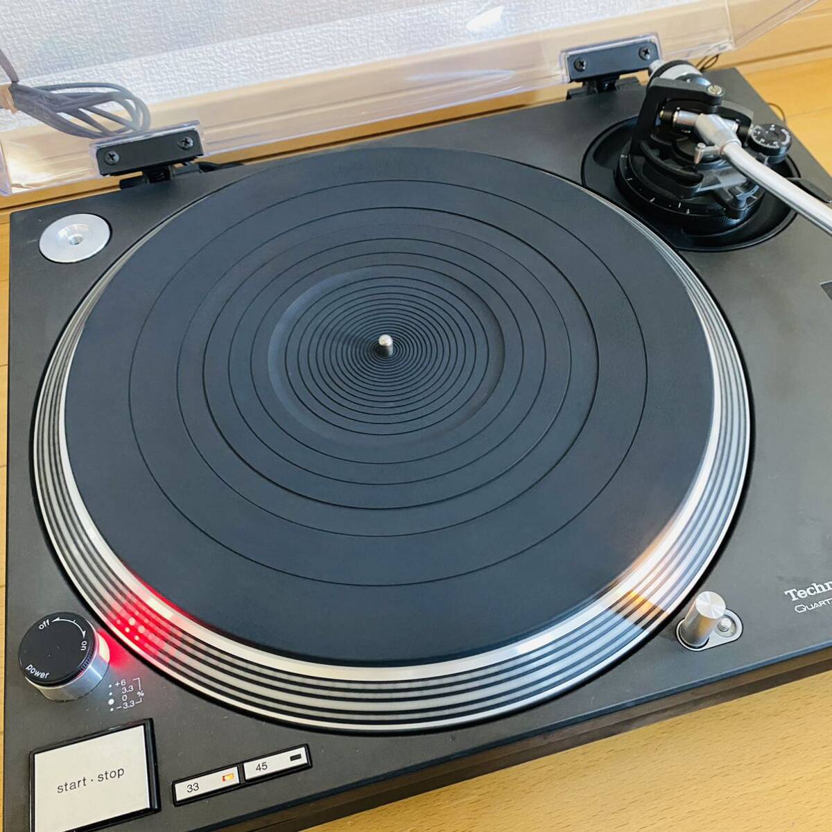 Technics テクニクス SL-1200MK3 ターンテーブル レコードプレーヤー 中古 動作確認済み 現状品 ジャンク オーディオ機器 当時物 レア 希少の画像2