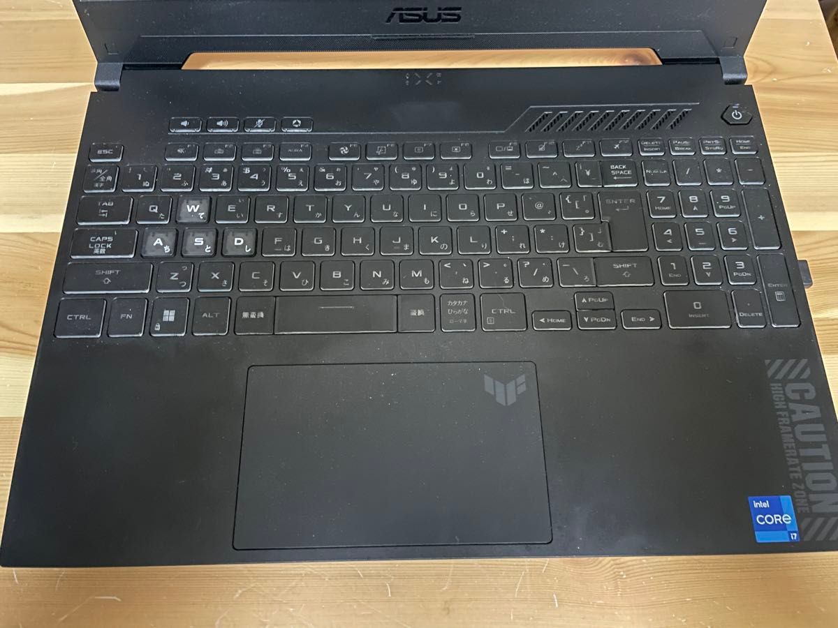 【少し値下げ】ASUS TUF GAMING F15(HDD1TB増設) ゲーミングノートPC