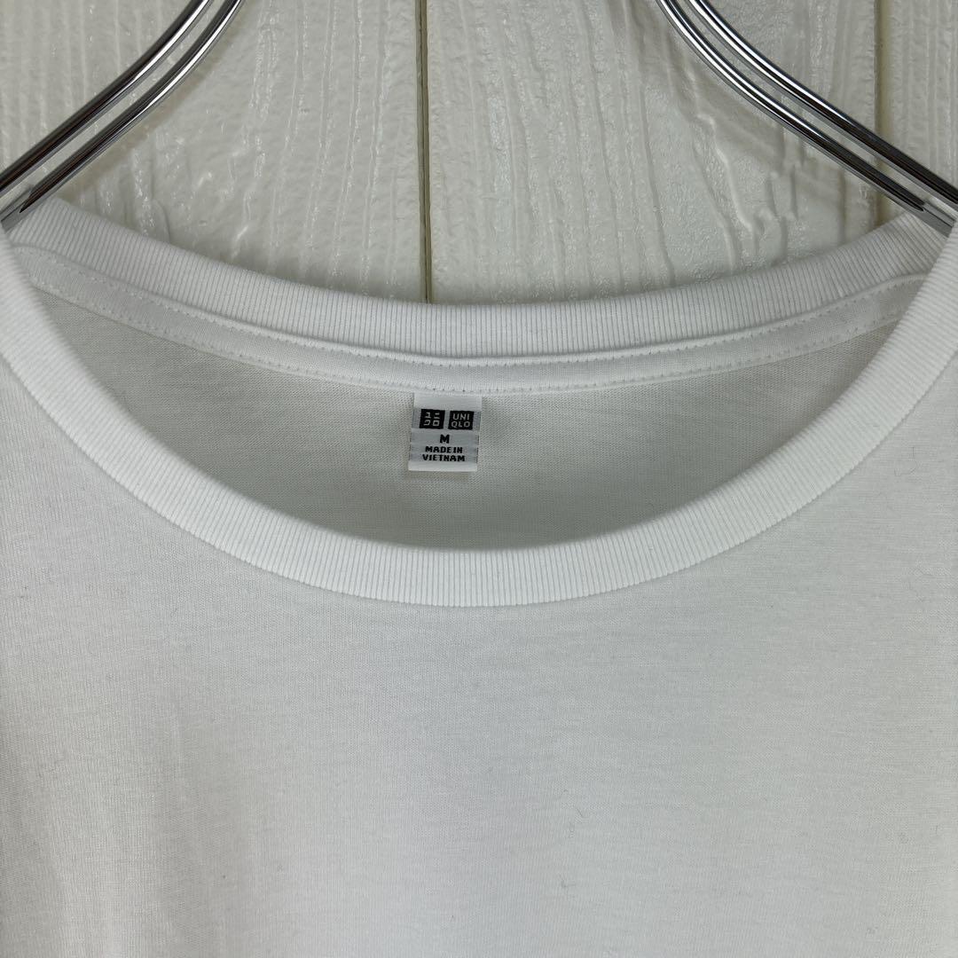 UNIQLO サイズ38(M) ホワイト 白　ロングTシャツ ロンT