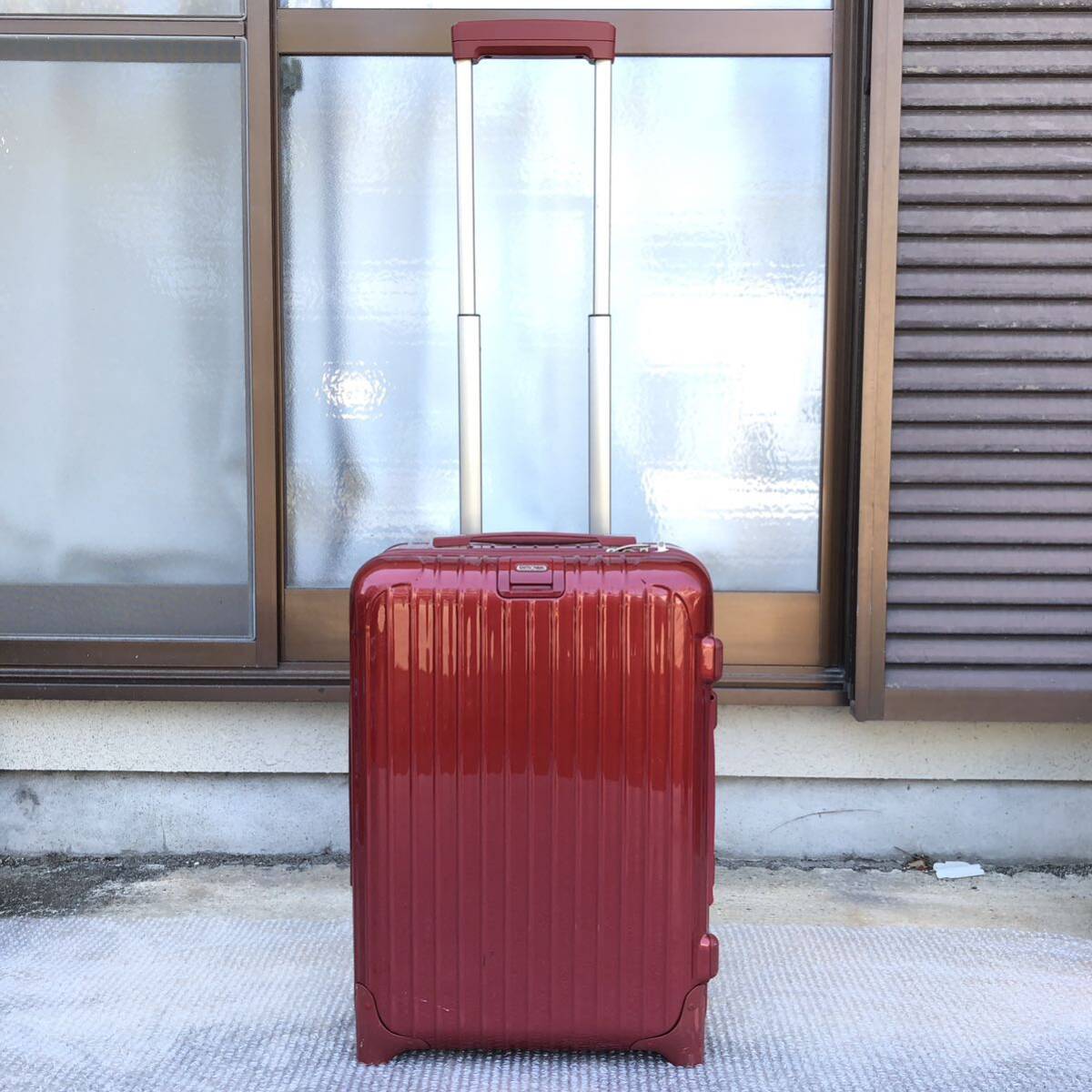 [ Rimowa ] подлинный товар RIMOWA чемодан SALSA DELUXE cальса Deluxe 853 52 TSA блокировка 2 колесо Carry кейс 35L красный цвет серия путешествие сумка 