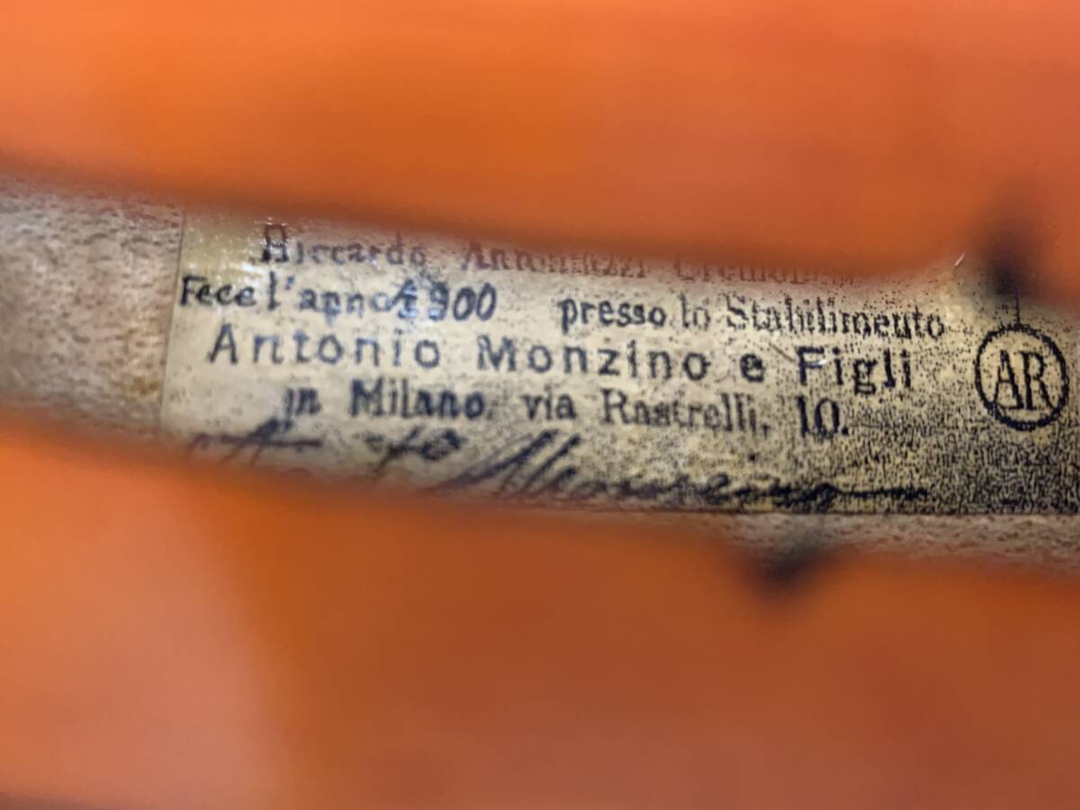 ANTONIAZZI, Riccardo 1900 год Италия производства скрипка 4/4