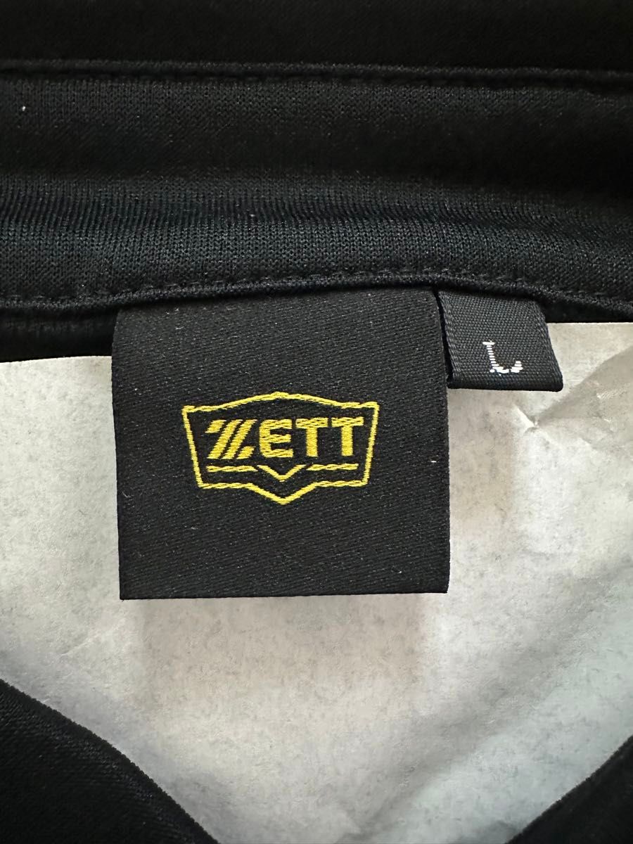 ゼット (ZETT) 野球 ベースボールポロシャツ ボタンダウン ポロシャツ ブラック (1900) Lサイズ BOT83P