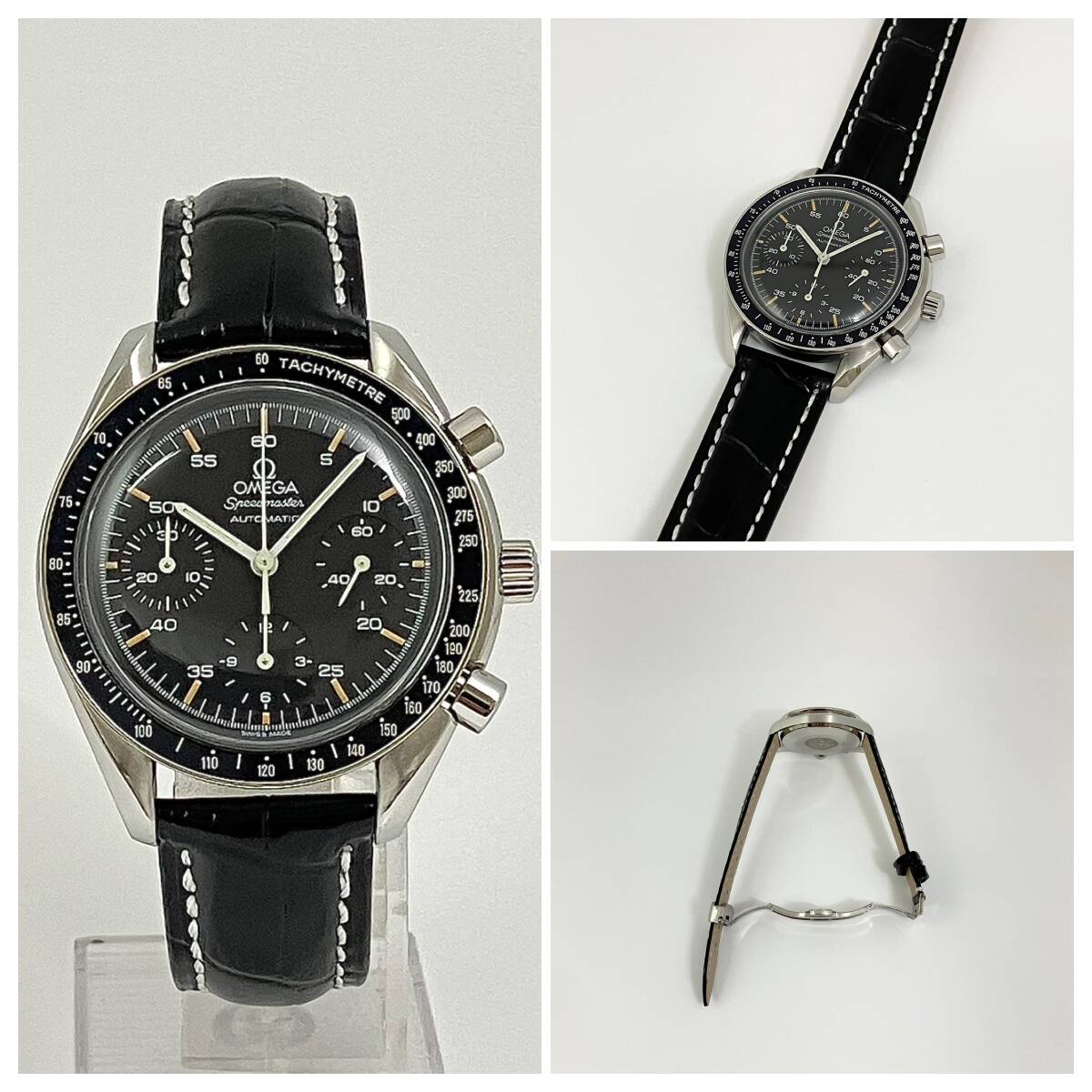  accessory attaching *OH ending ultimate beautiful goods. Omega Speedmaster clock * self-winding watch 3510-50*
