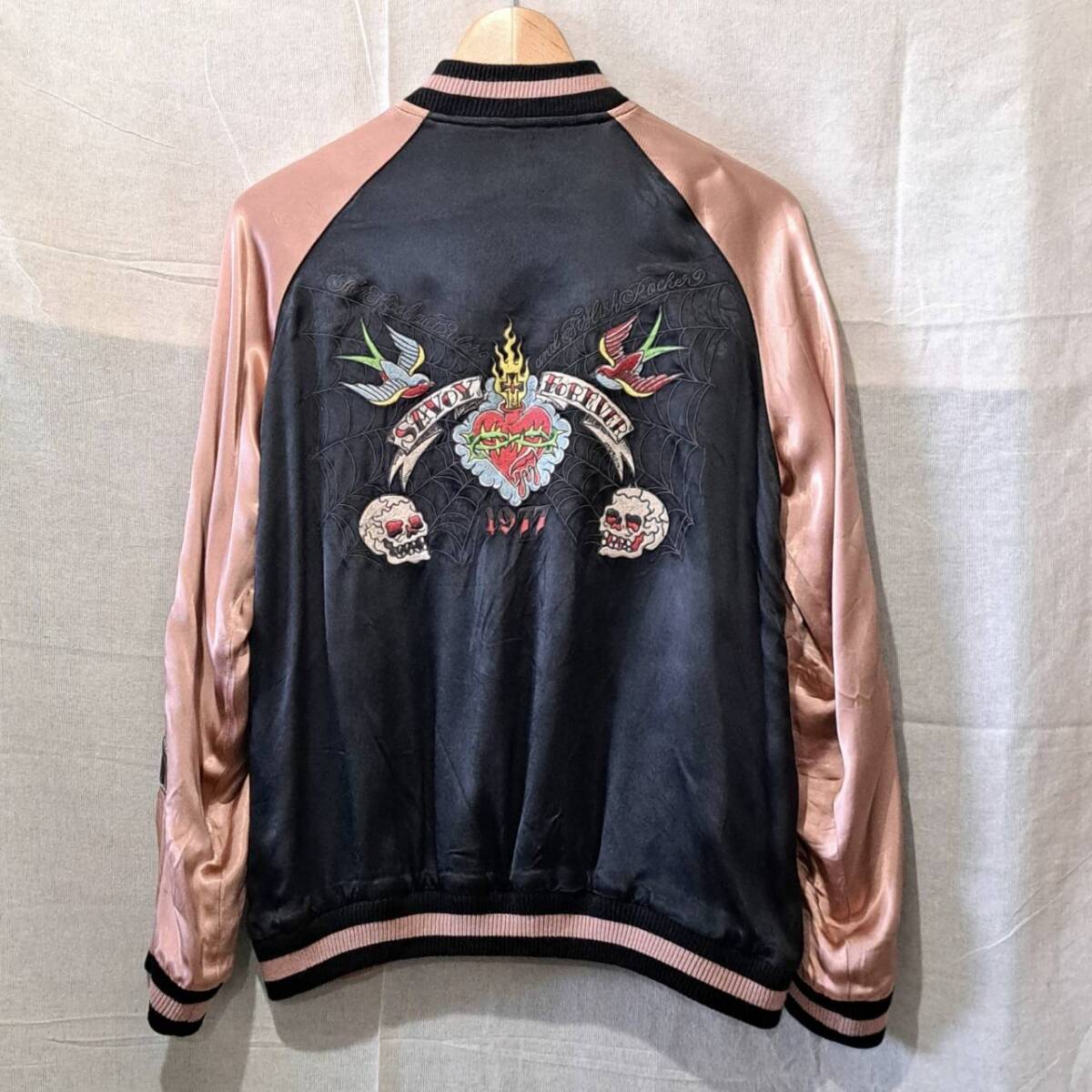 SAVOY CLOTHING サボイクロージング リバーシブル 刺繍 サテン SAVOY CLOTHING サボイクロージング リバーシブル 刺繍 サテン