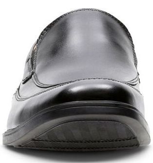 送料無料 Clarks 27cm ローファービジネス スリッポン ゴア ブラック 黒 レザー 革靴 スクエアトゥ フォーマル スニーカー JJJ100_画像8