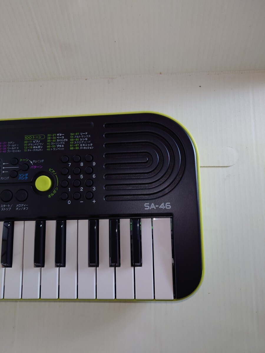 sa-46 CASIO ミニキーボード KEYBOARD 電子キーボードの画像6