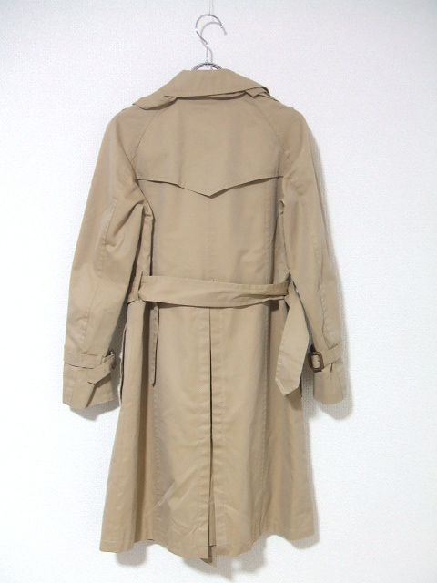 UNITED ARROWS サイズ34 コットン トレンチコート ベージュ ユナイテッドアローズ 中古 0-1117M 165989_画像2