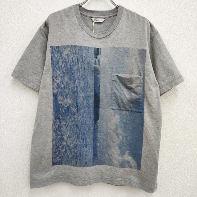 ARTS&SCIENCE ホンマタカシ Relax pocket T-shirt 26234-U7062-0308 半袖Ｔシャツ カットソー グレー アーツ&サイエンス 4-0428S 238578_画像1