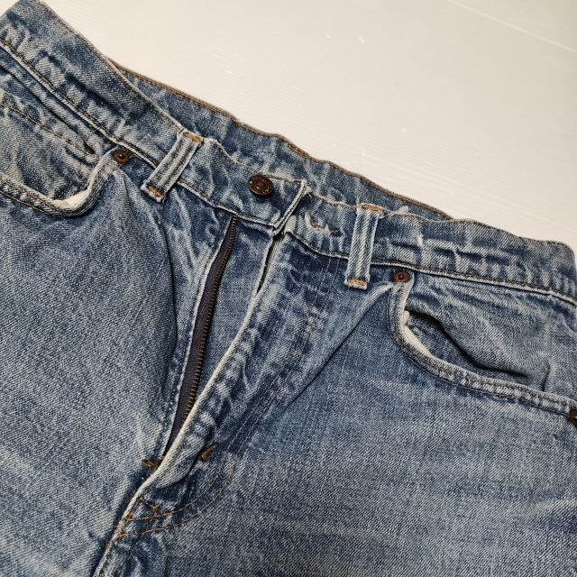 Levi's USA製 505-0217 66後期 刻印16 42TALON ヴィンテージ ジーンズ デニムパンツ 80s 80年代 ライトブルー リーバイス 4-0502G F96138_画像8