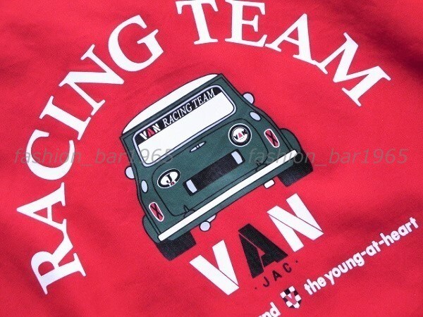 超希少★VAN JAC ヴァンヂャケット★RACING TEAM スイングトップ レッド L /スウィングトップ ミニクーパー 石津謙介 レーシングメイト_画像9