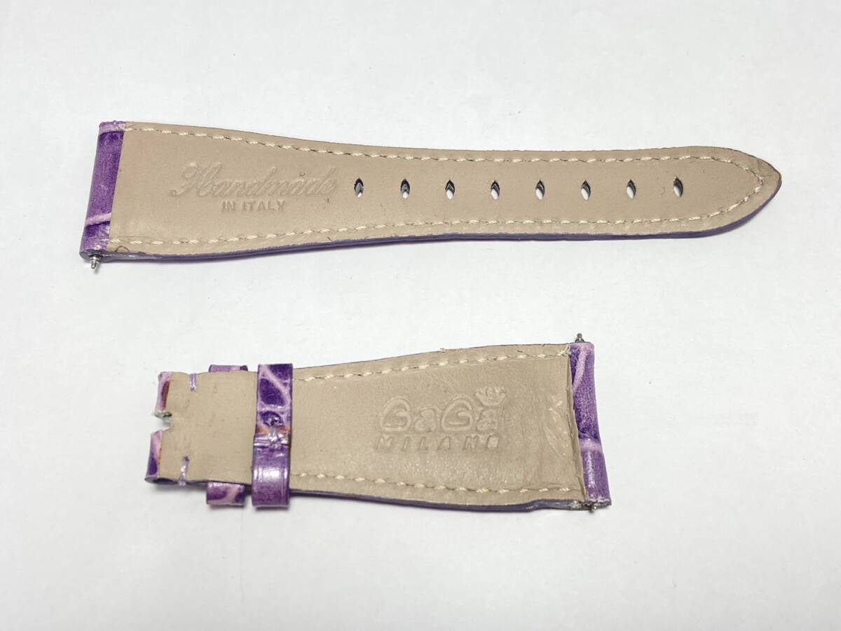  GaGa Milano belt type pushed . black ko purple color length 11cm,6.4cm case side 24.2mm tail pills side 16.0mm