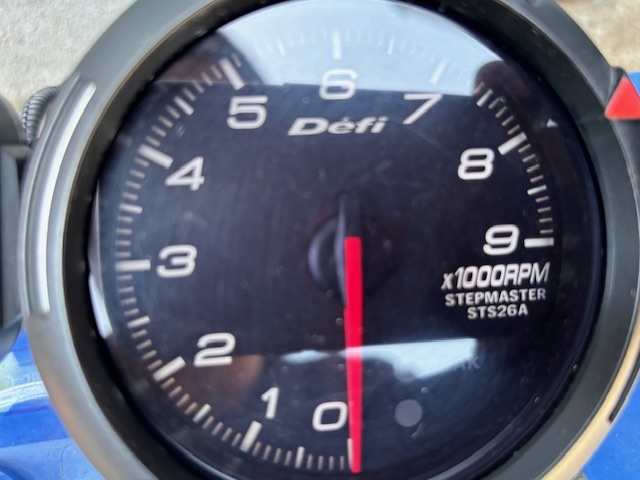 *Defi 80Φ tachometer 9000RPM ho wai tracer gauge! used beautiful goods tested!