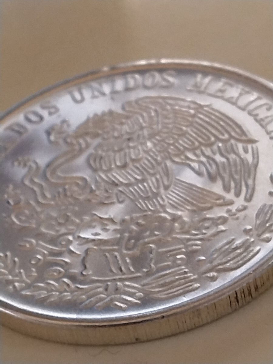 メキシコ 1977 100ペソ銀貨 Jose Maria Morelos_画像9