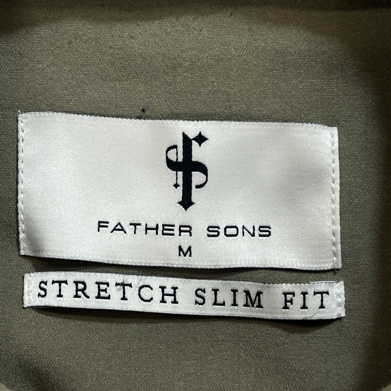 FATHER SONS/ファザーアンドサンズ/STRETCH BLOCK SLIM FIT B.D. SHIRT/ストレッチブロック スリムフィット ボタンダウンシャツ/FS617B_画像7