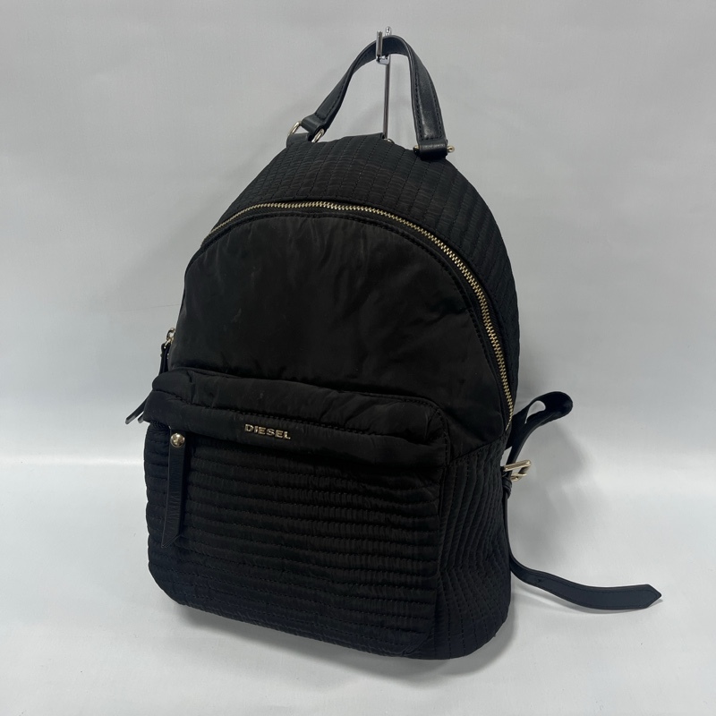 DIESEL/ディーゼル/Quilted Nylon Backpack/キルテッドナイロンバックパック/デイパック/リュック/レザーパーツ使い_画像1