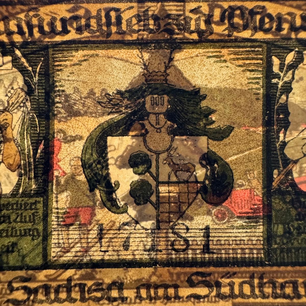 レア未使用 ドイツ 旧紙幣(失効券) ノートゲルト 古銭 古紙幣