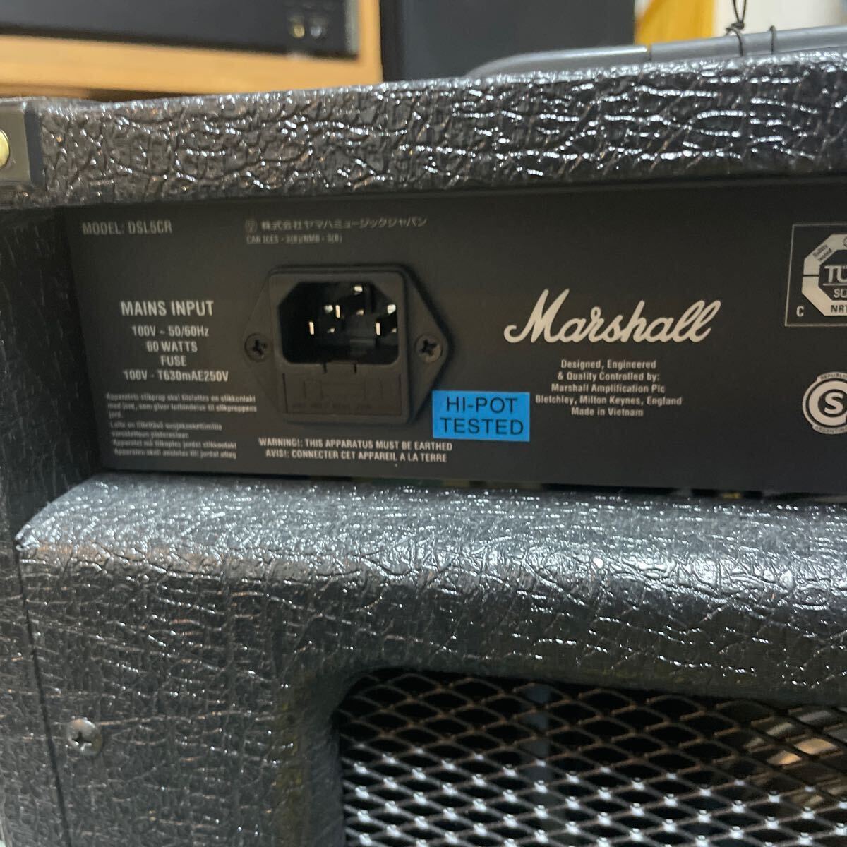 Marshall DSL5 ワンオーナー品　室内のみ使用の短時間使用の美品！最新現行モデル_画像4