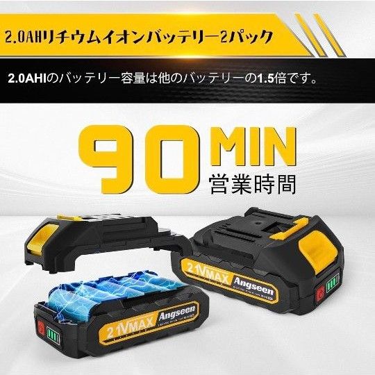 チェーンソー充電式 6インチ ブラシレスモーター ミニ 電動のこぎり 工具レスチェーン 自動給油 軽量 2バッテリー ポータブル