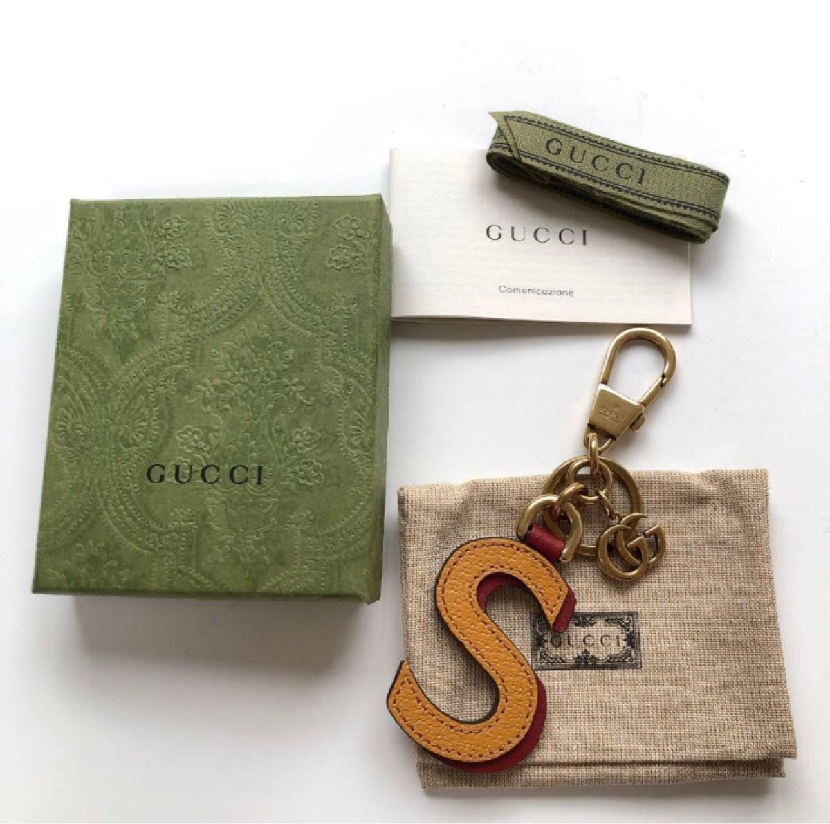 限定 GUCCI グッチ GG ロゴ アルファベット キーリング 限定 GUCCI グッチ GG ロゴ アルファベット キーリング