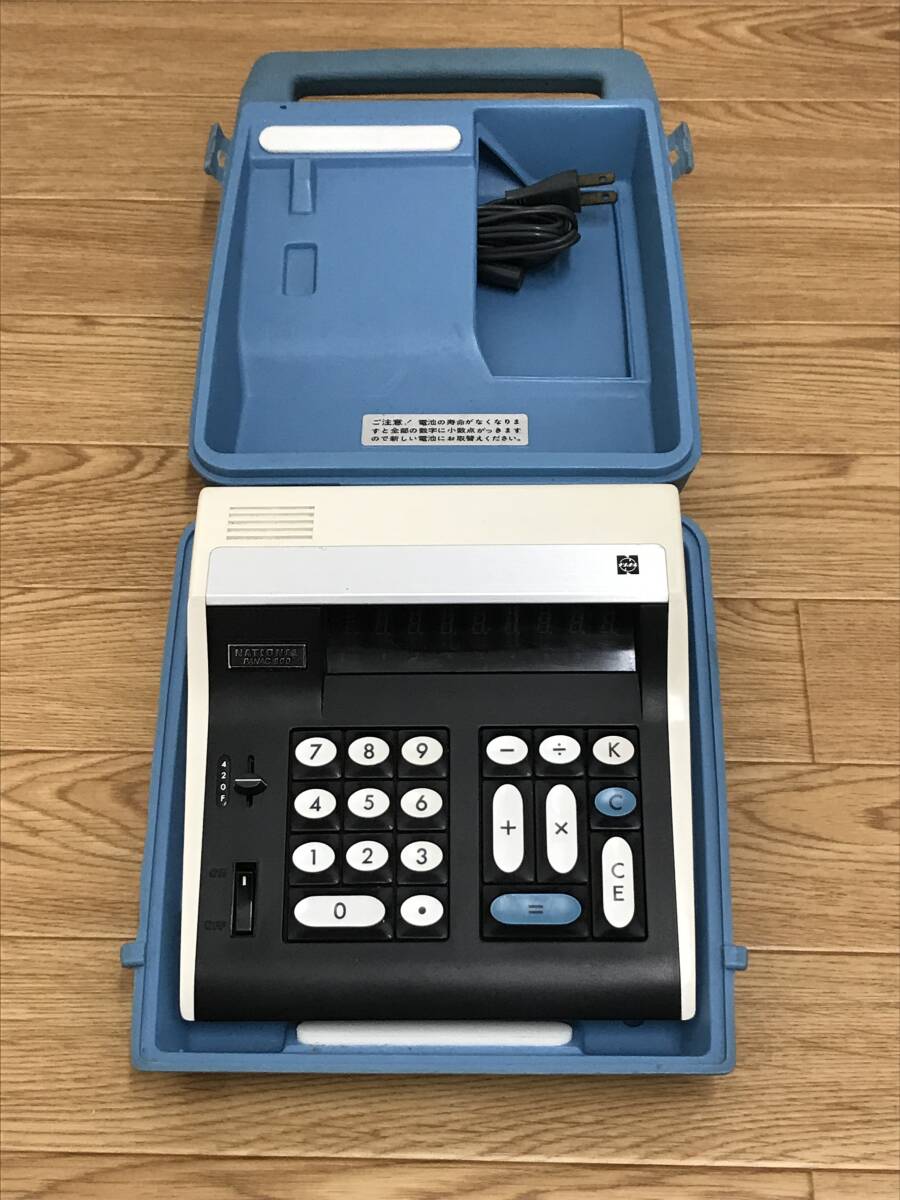 National　PANAC800　ELECTRONIC CALCULATOR　電子ソロバン　電卓　ナショナル　レトロ　通電確認済み_画像7