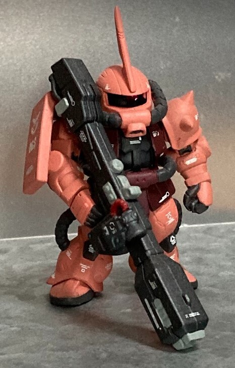 5100円 ガンダムコンバージ シャア専用ザク リペイント - 機動 5100円 ガンダムコンバージ シャア専用ザク リペイント - 機動