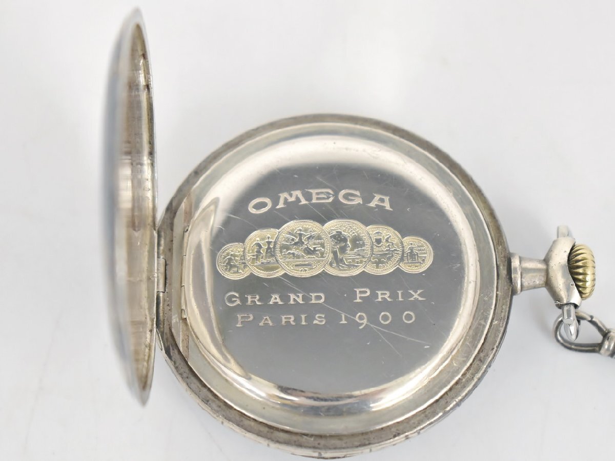 オメガ 懐中時計 GRAND PRIX 1900 全面彫刻 手巻き 2404LA021_画像8