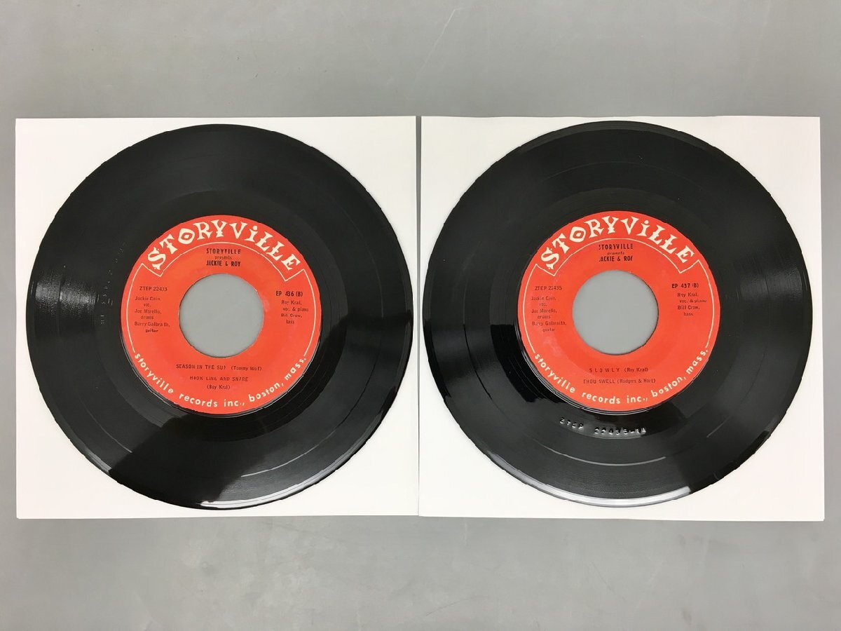 EPレコード Storyville Presents Jackie And Roy EP 436/437 2404LO439の画像8
