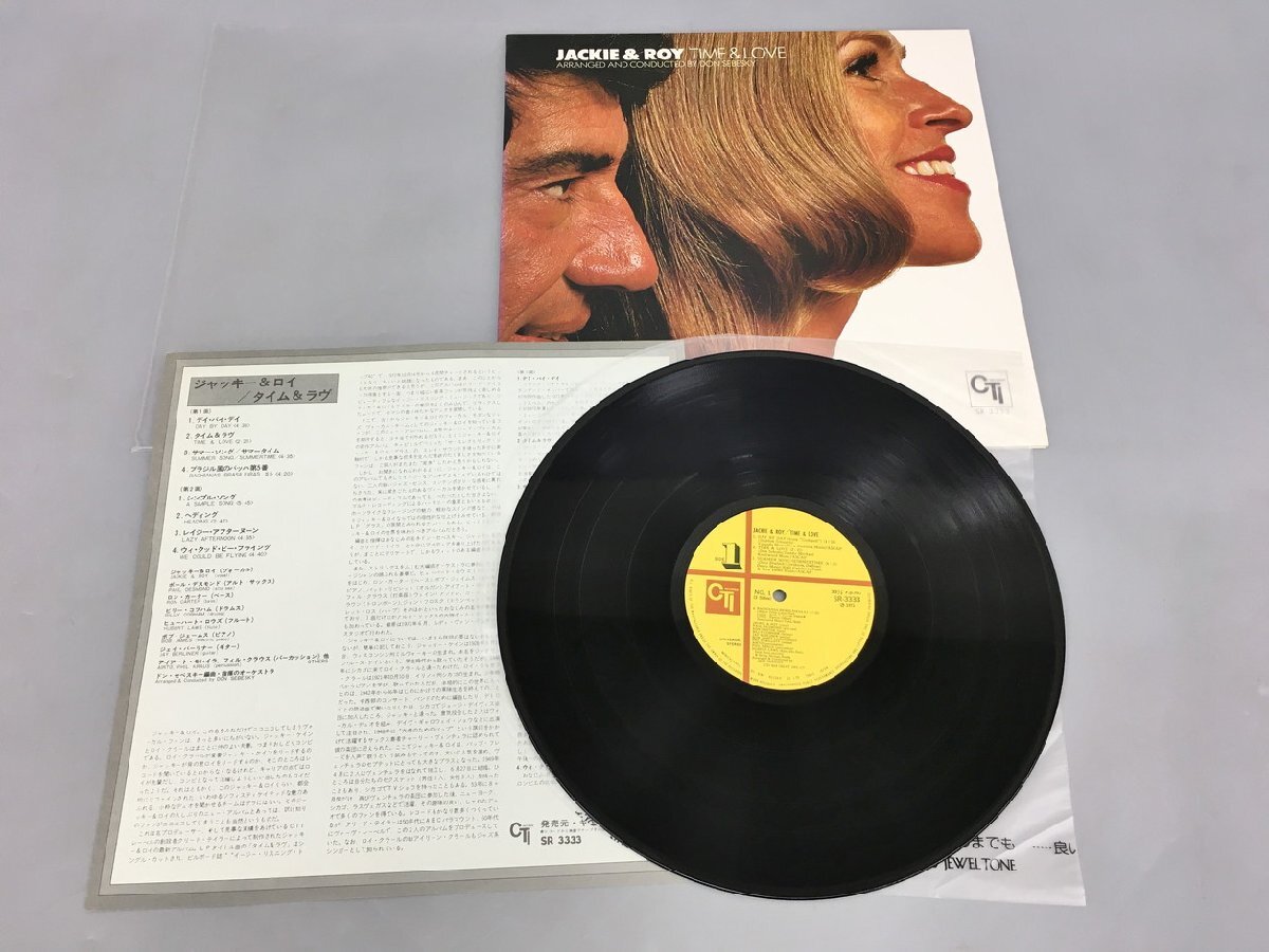 LPレコード Jackie & Roy Time & Love SR3333 2404LO455_画像3