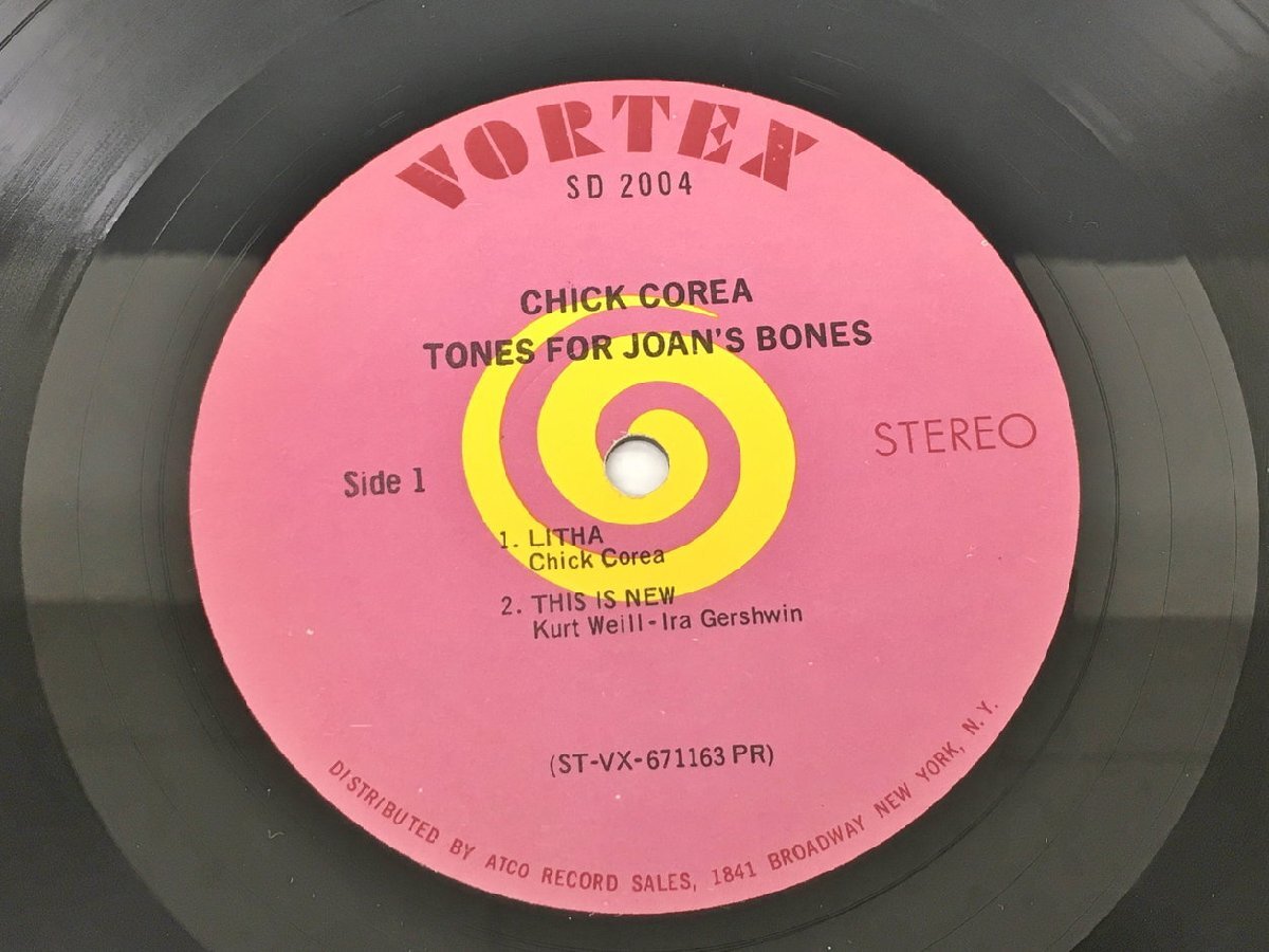 LPレコード Corea Chick / Tones For Joan's Bones Vortex SD-2004 2405LO068_画像4