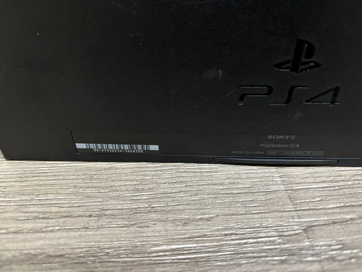 ☆ PS4 ☆ プレイステーション4 CUH-1000 500GB ジェットブラック 動作品 本体 コントローラー 付属 Playstation4 SONY 6350の画像8