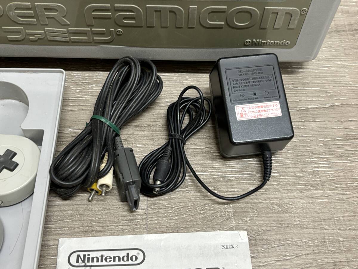 * SFC * Super Famicom рабочий товар корпус контроллер адаптор кабель с футляром .Nintendo SUPERFAMICOM nintendo 7935
