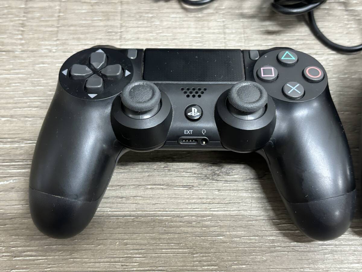 ☆ PS4 ☆ プレイステーション4 CUH-1000 ジェットブラック 動作品 本体 コントローラー 付属 Playstation4 SONY 4060_画像2