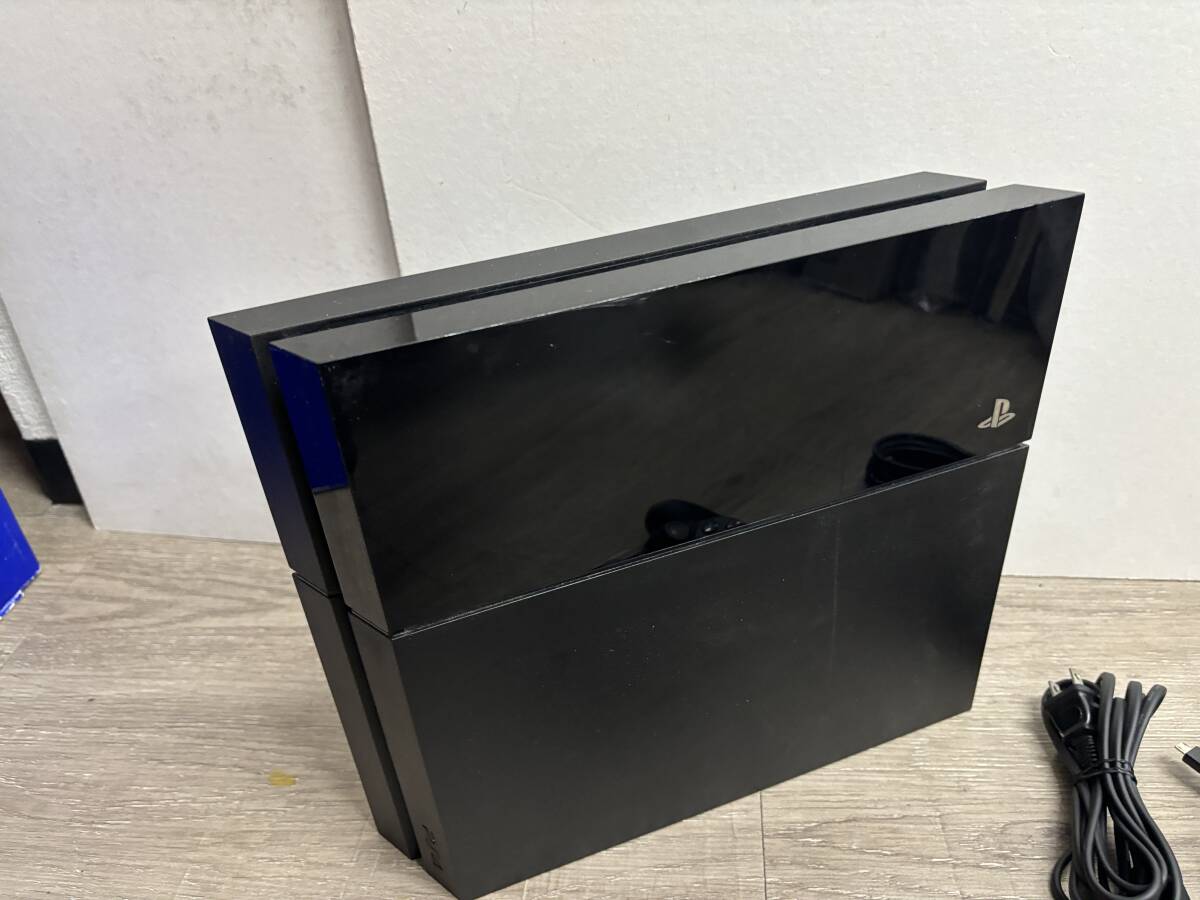 ☆ PS4 ☆ プレイステーション4 CUH-1100 500GB ジェットブラック 動作品 本体 コントローラー 付属 Playstation4 SONY 9005の画像2