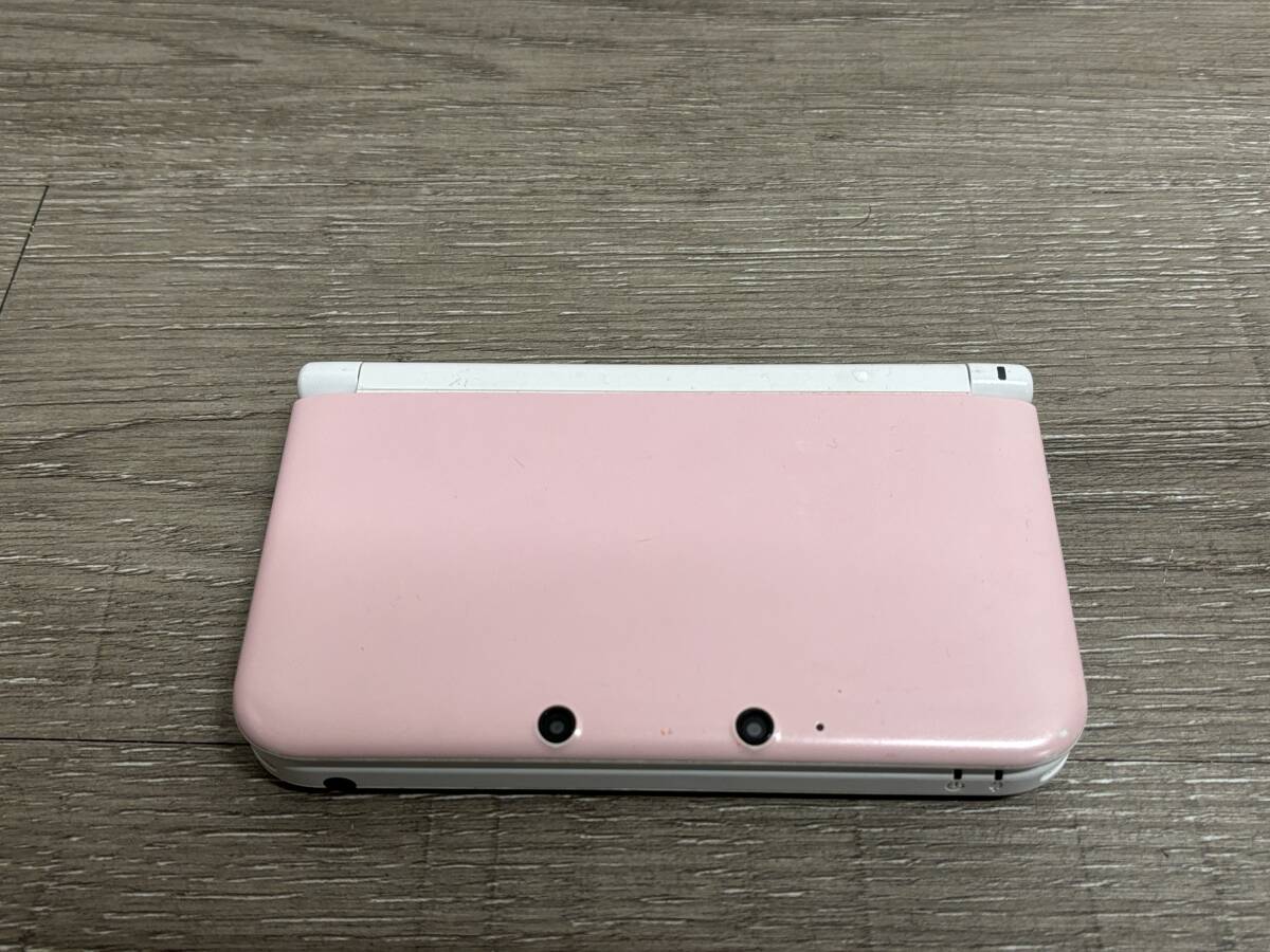 ☆ 3DSLL ☆ ニンテンドー3DS LL ポケモンバンク 内臓 ピンクホワイト 動作品 本体 タッチペン 付属 Nintendo 3DS DS Aボタン反応鈍い の画像1