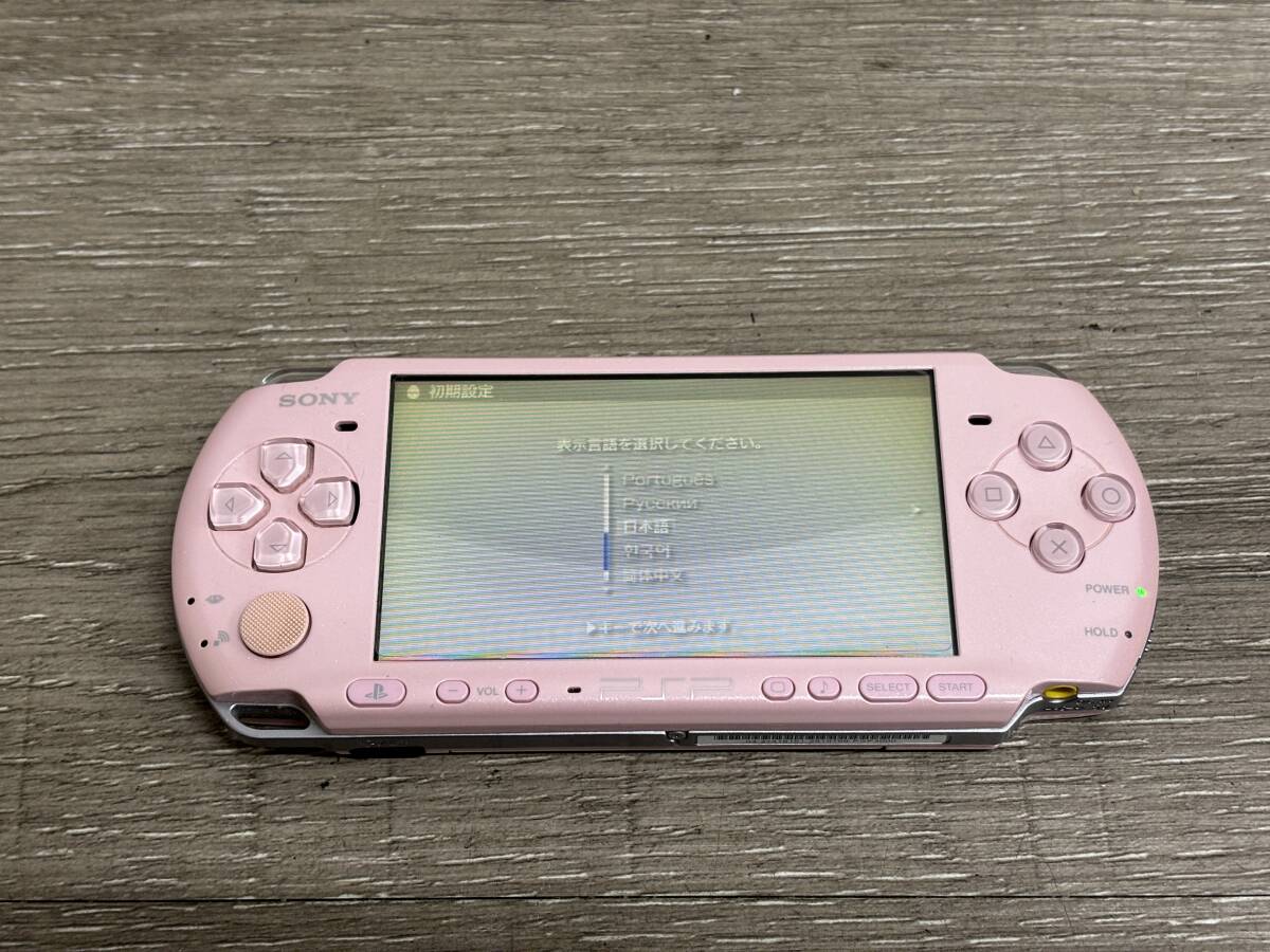* PSP * PlayStation портативный PSP-3000bro Sam розовый рабочий товар корпус только Playstation Portable SONY аккумулятор отсутствует 9769