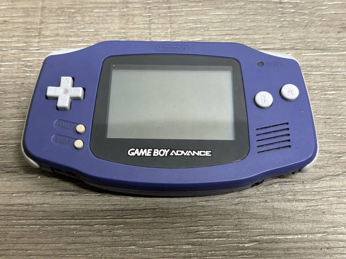 ☆ GBA ☆ ゲームボーイアドバンス バイオレット 動作品 本体 箱 説明書 付属　Nintendo GAMEBOY ADVANCE 任天堂 9730_画像2