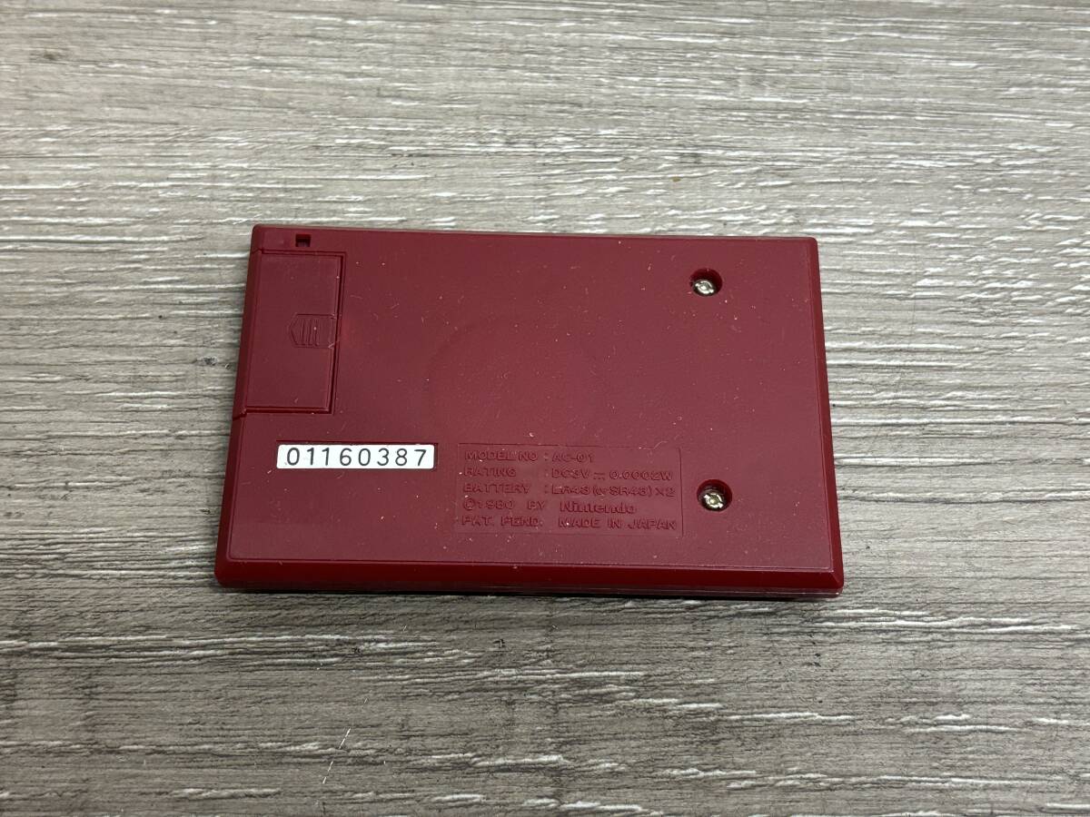 * Game & Watch * game & watch ball AC-01 operation goods body only liquid crystal deterioration Nintendo GAME&WATCH retro nintendo 