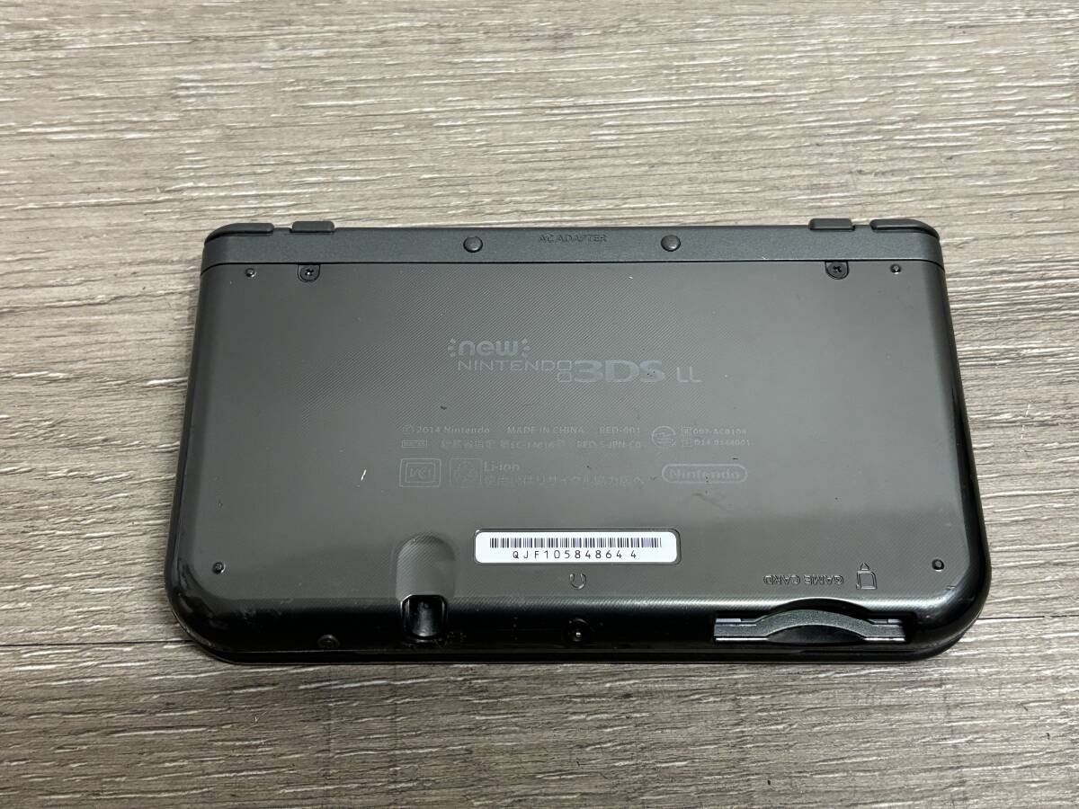 ☆ New3DSLL ☆ Newニンテンドー3DS LL メタリックブラック 動作品 本体 のみ Nintendo　3DS DS 任天堂 8644_画像2