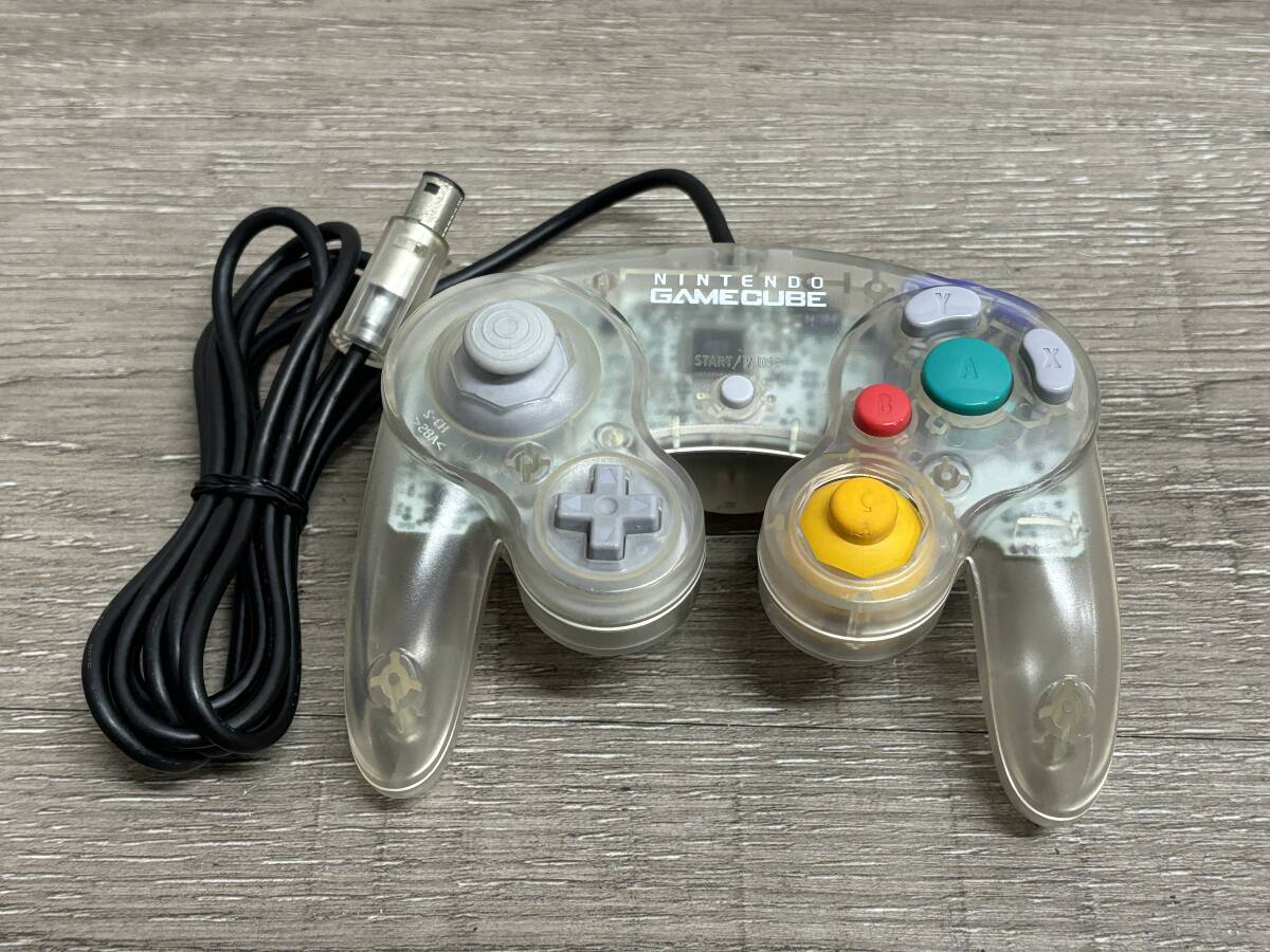 * GC * Game Cube controller clear skeleton operation goods controller body Nintendo GAMECUBE rare color nintendo 