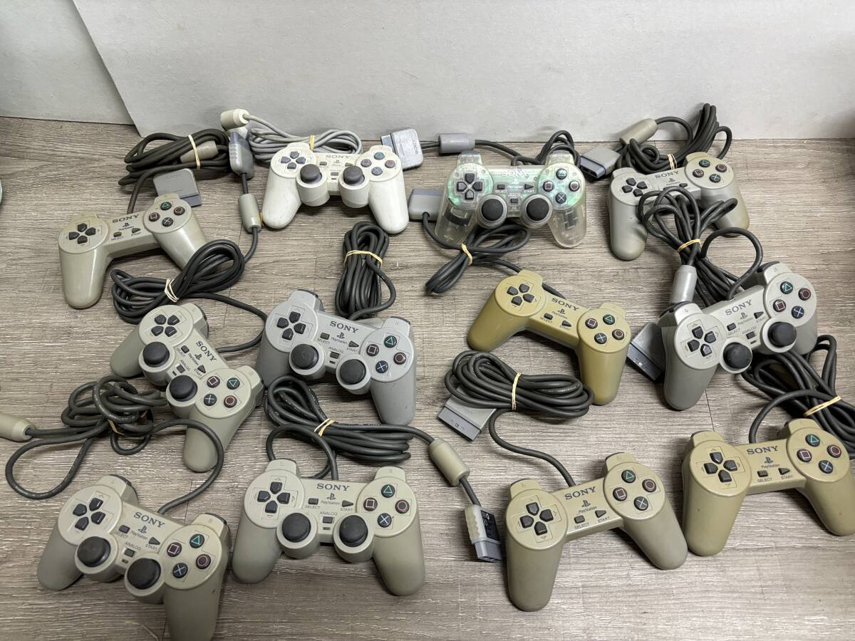 * PS1 * PlayStation controller 42 piece set sale Junk Playstation PS1 analogue controller SONY original 