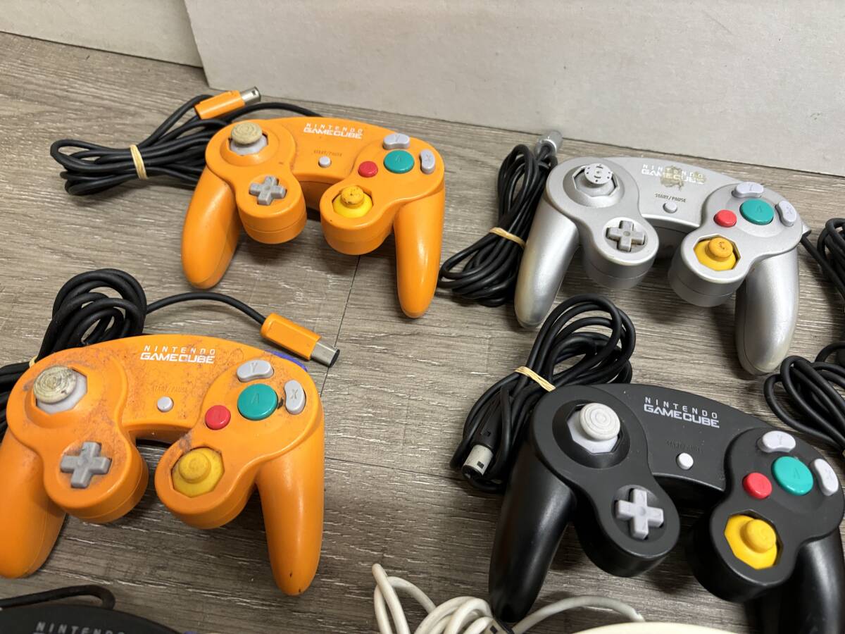 ☆ GC ☆ ゲームキューブ コントローラー ホワイト 他 まとめ売り 未チェック ジャンク Nintendo GAMECUBE _画像4