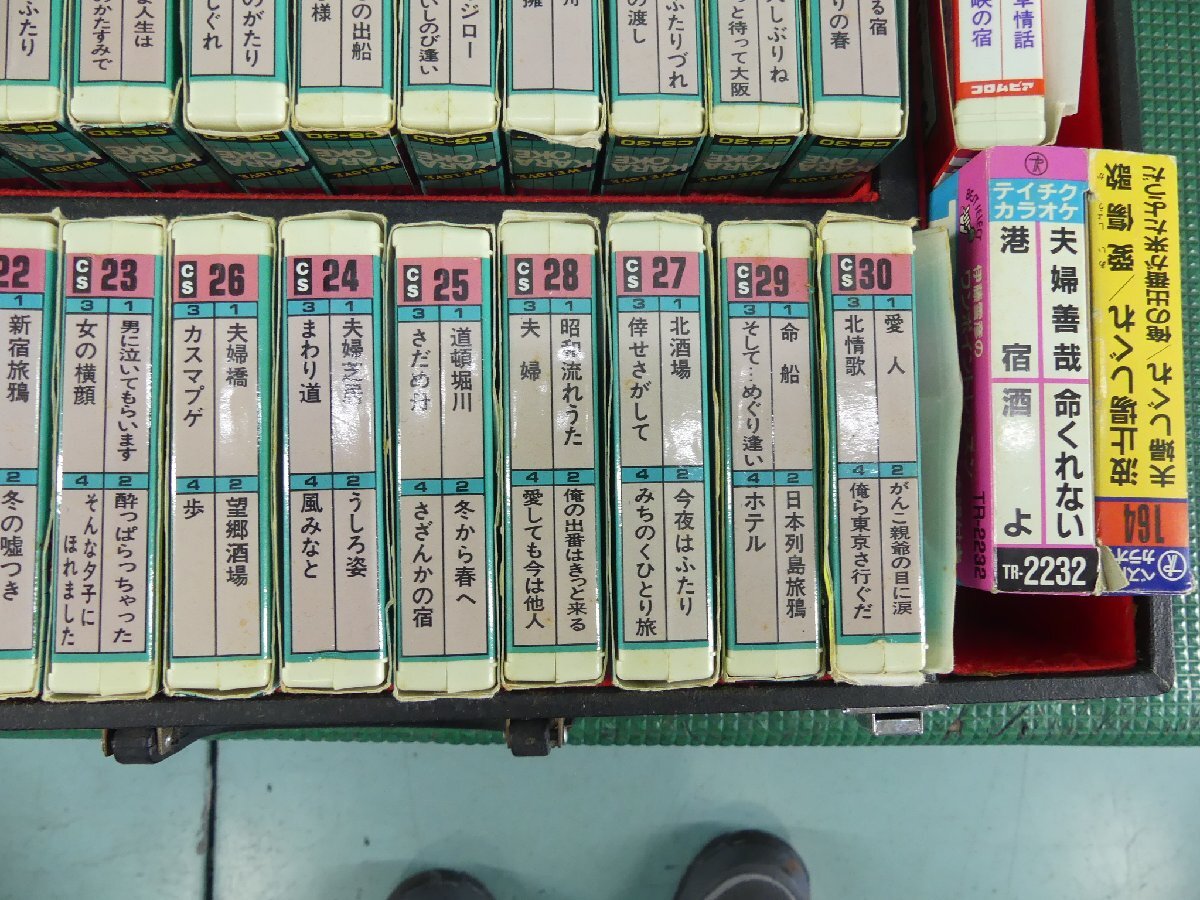 六 昭和レトロ カラオケ 8トラック カセットテープ 演歌 Mariboro たばこ型ケース レア カセットテープケース マルボロ 23/11 PA378_画像6