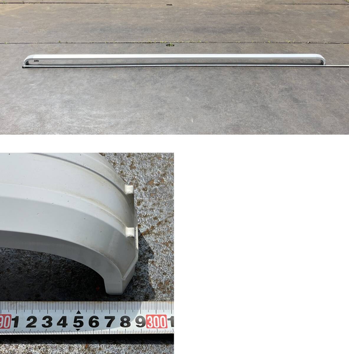  angle pipe *2990mm* 1 pcs * Japan Fruehauf * aluminium * side bumper for * side guard for * prompt decision * day single 21C