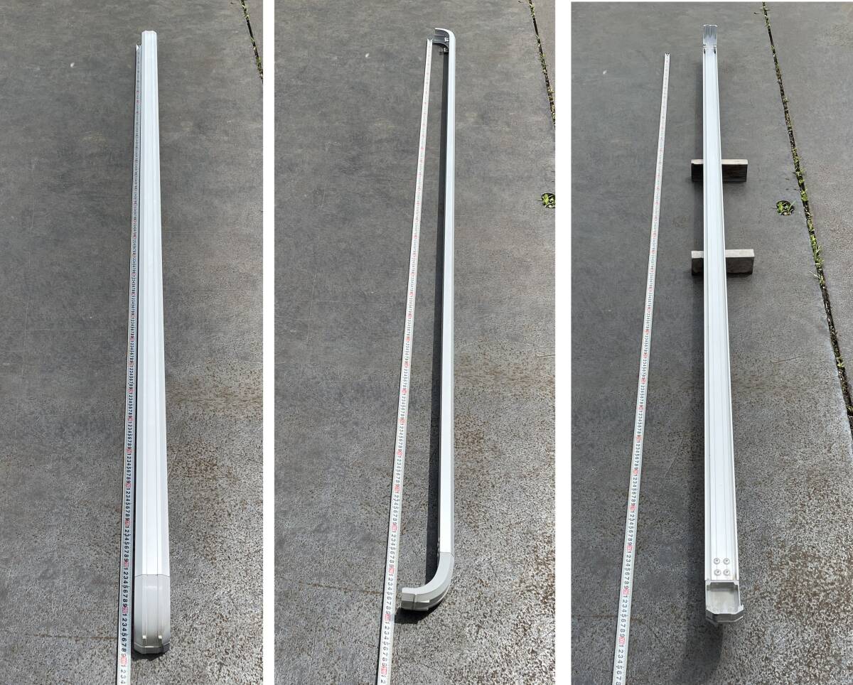  angle pipe *2990mm* 1 pcs * Japan Fruehauf * aluminium * side bumper for * side guard for * prompt decision * day single 21C