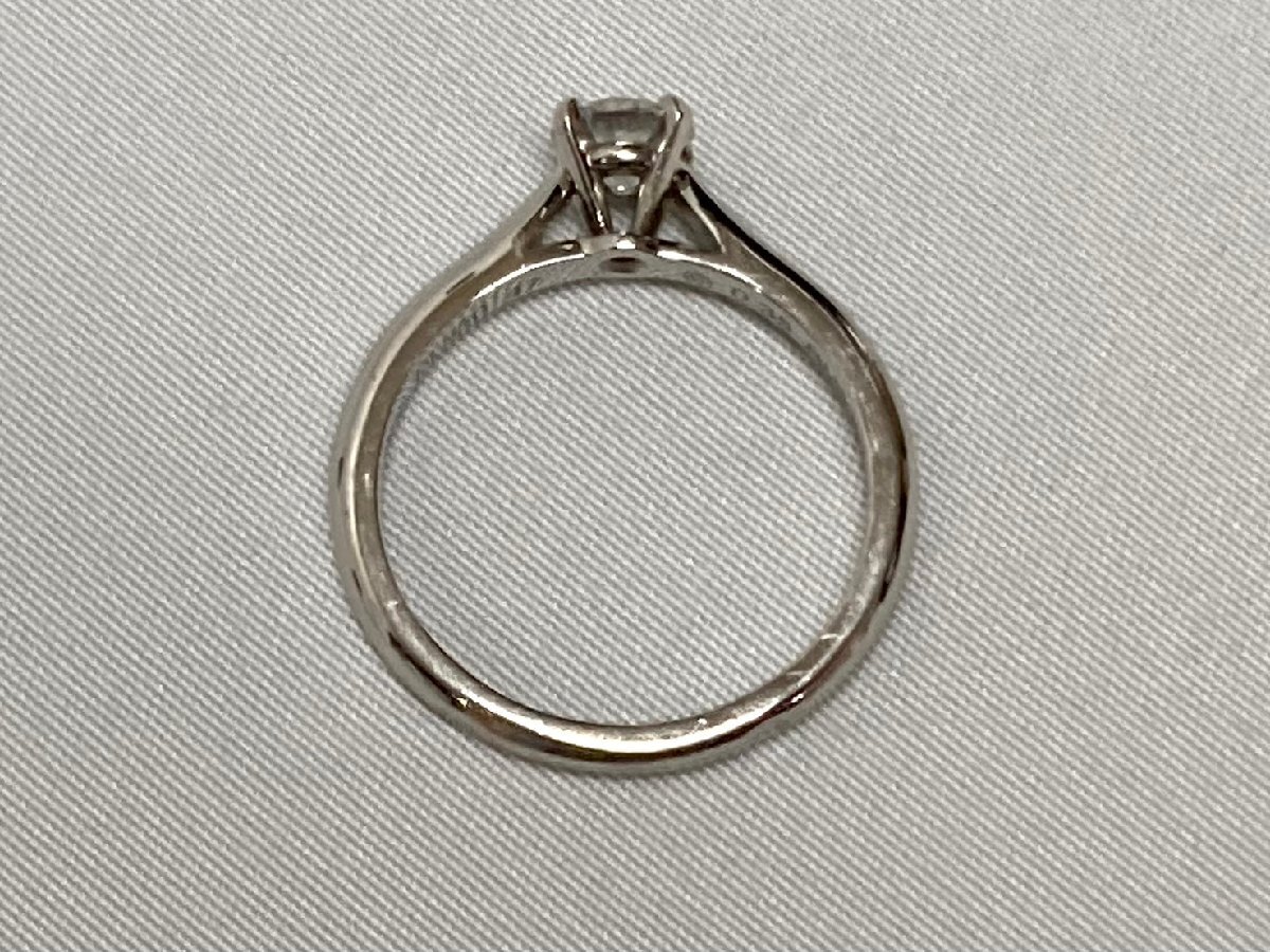 !Cartier Cartier санки tail кольцо кольцо платина pt950 diamond 1 шарик 0.35ct вес : примерно 2.94g примерно 6.5 номер аксессуары женский с ящиком!